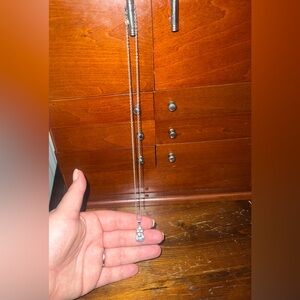 Abigail Clear 925 Silver Pendant Necklace